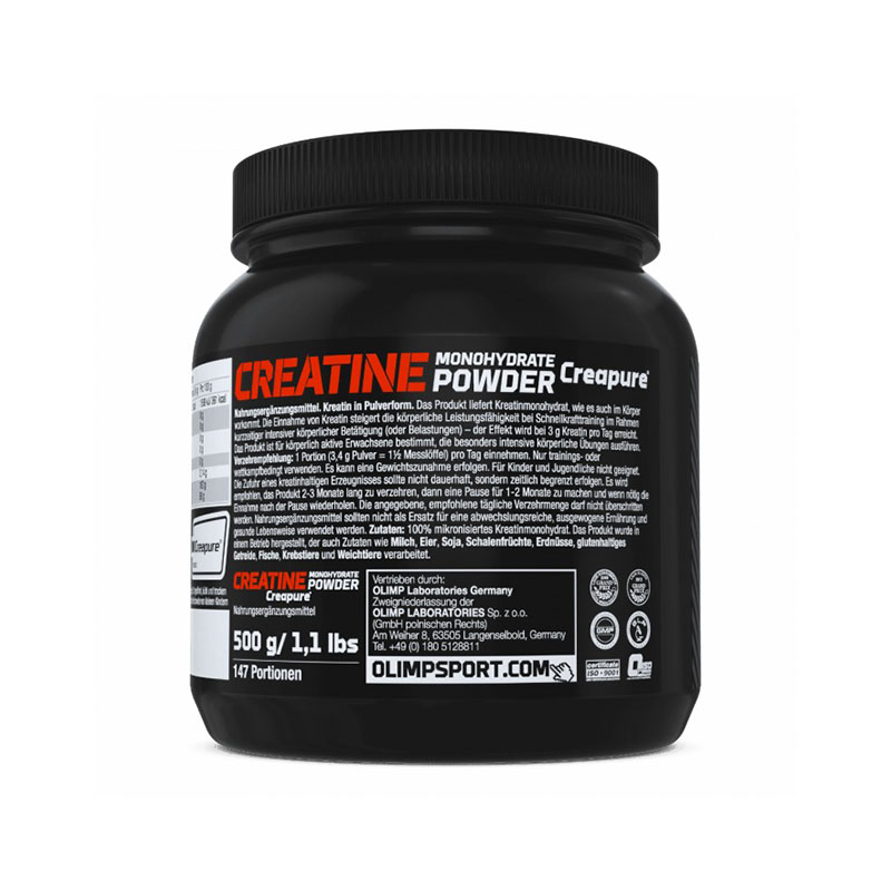 Olimp Creatine Monohydrate Powder Creapure® 500 G Aecor Tn